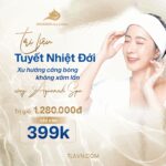 Căng Bóng Không Xâm Lấn - Trị Liệu Tuyết Nhiệt Đới ( Cổ, Mặt, Bàn Tay ) Tại Aquamedi Spa