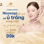 Combo Massage Thư Giãn Vùng Lưng Kết Hợp Ủ Trắng Da Mặt Tại Aquamedi Spa
