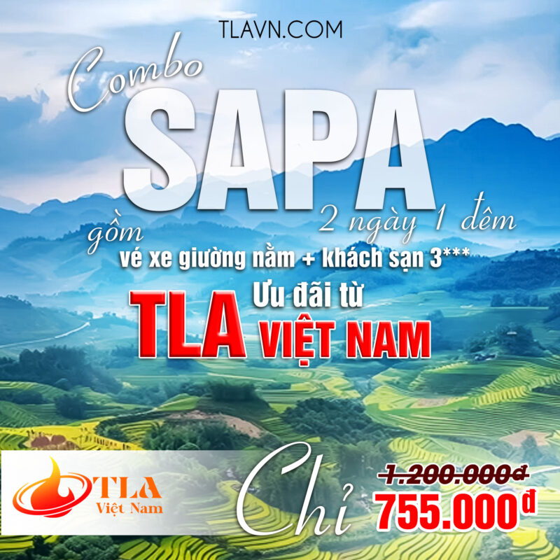 Combo Sapa 2N1Đ/ 2N2Đ gồm vé xe giường nằm + khách sạn 3*| - Ảnh 1