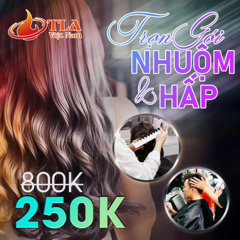 TRỌN GÓI CẮT + ÉP + GỘI + HẤP TẠI GIANG OANH HAIR SALON - MỸ PHẨM KELLA