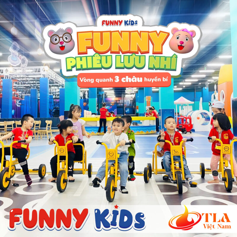 Funny Kids Hà Nội– Vé Vui Chơi Giải Trí Cho Bé Ngay Tại Hà Nội
